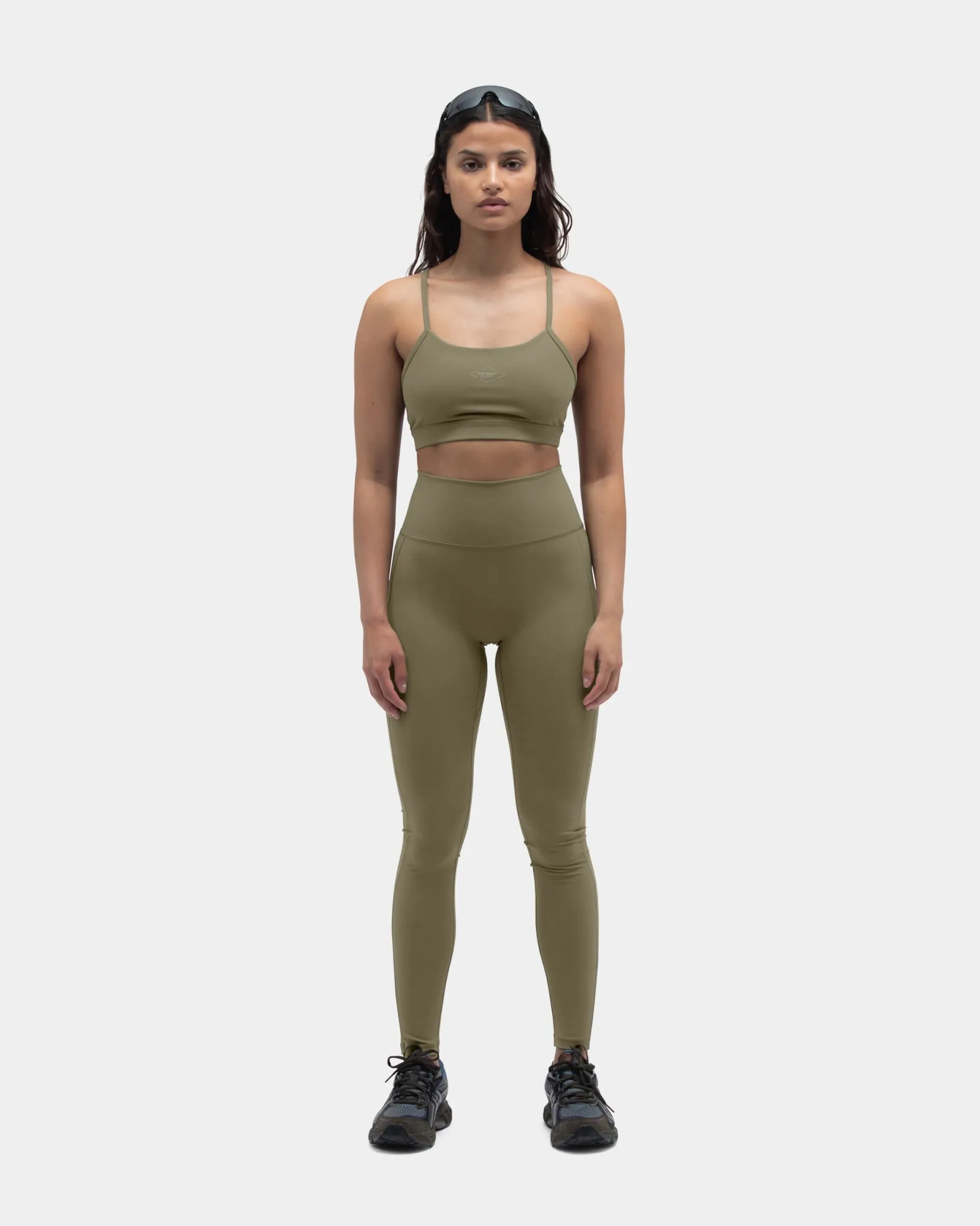 Active Womens Tights in Stone Gray for Bambi.